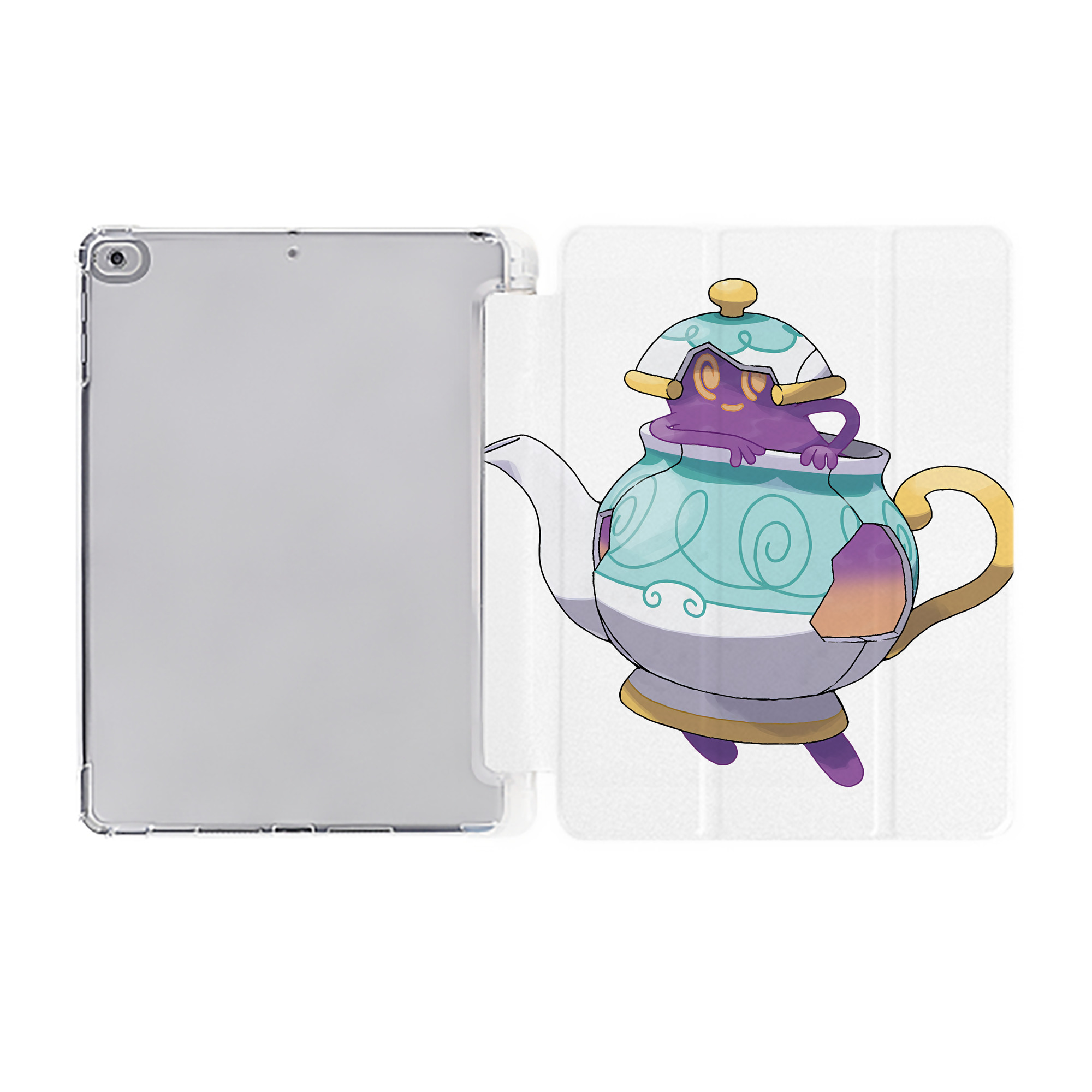 （画像用） ポケットモンスター Pokémon IPad ケース ペン収納付き 三つ折りスタンド PUレザー×シリコン 対応機種9.5/10.5/10.9インチ